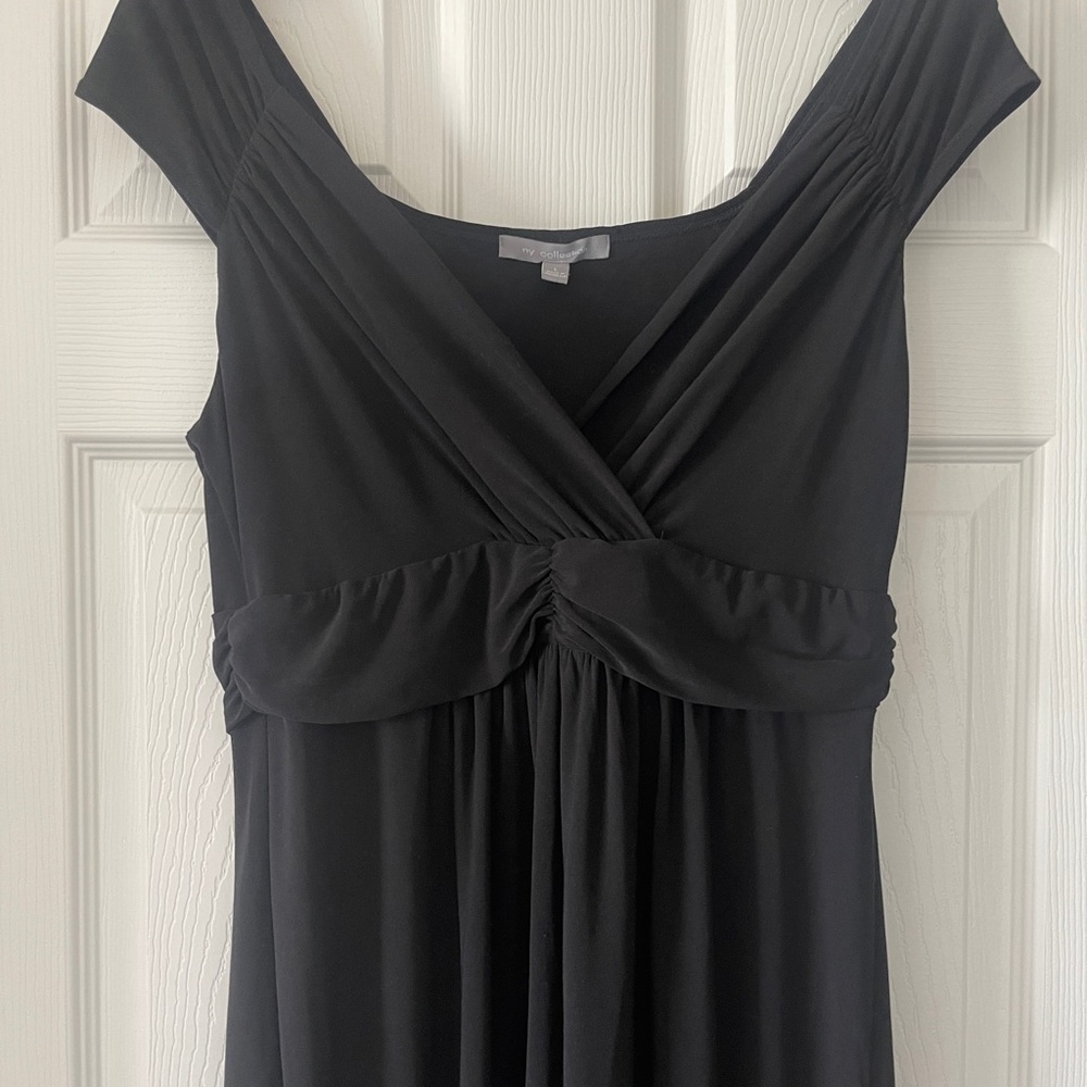 SD Collection Blue Ruched Babydoll Dress
